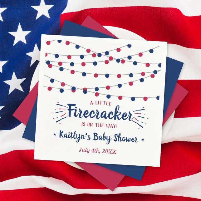 Frälsare på vägen! 4:e juli-babystölder pappersservett (Skapare uppladdad)