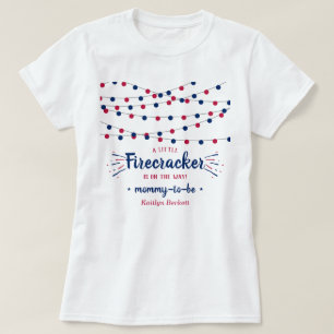 Frälsare på vägen! 4:e juli-babystölder t shirt