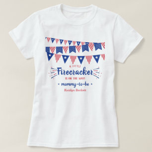 Frälsare på vägen! 4:e juli-babystölder t shirt