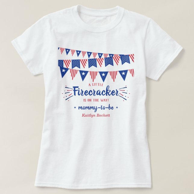 Frälsare på vägen! 4:e juli-babystölder t shirt (Design framsida)