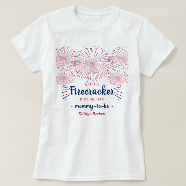 Frälsare på vägen! 4:e juli-babystölder t shirt (Design framsida)