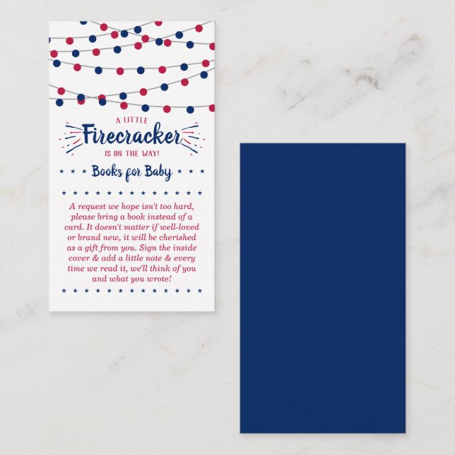 Frälsare på vägen! 4:e juli-babystölder tilläggskort (Fram/baksida)