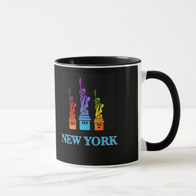 FRÄLSARSTATYN NEW YORK USA KAFFEKOPP (Höger)