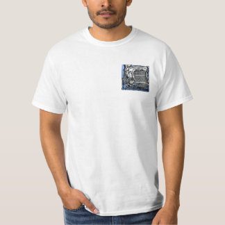 fram 32ford, bak flathead vit t-shirt