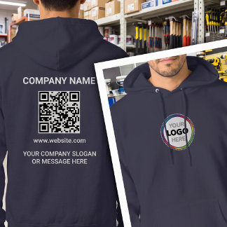 Fram logotyp - Företagets kontaktinformation & URL Hoodie