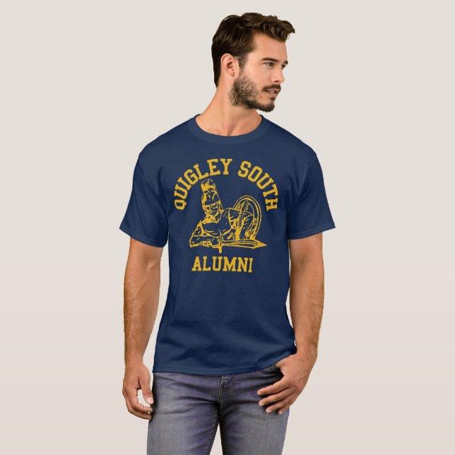FRAM- OCH BAKRE QUIGLEY SOUTH ALUMNI T-Shirt (Hel framsida)