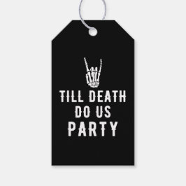 Fram till döden - gynnar vi Party Black Skeleton? Presentetikett