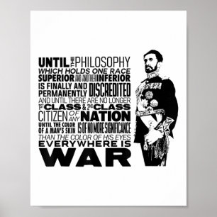 Fram till Haile Selie Krig Tal Reggae Poster