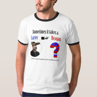 Framåt "Carter till en Reagan" för mode T Shirt