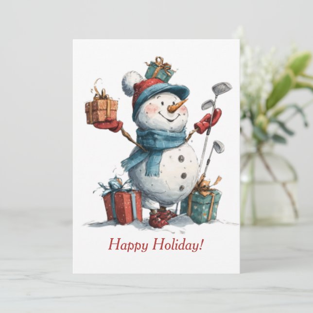 Framåt ett hälsningskort för God jul Julkort (Stående Fram)