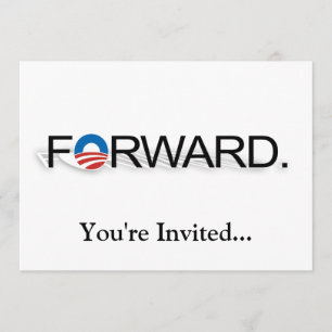 Framåt för Obama 2012 Inbjudningar