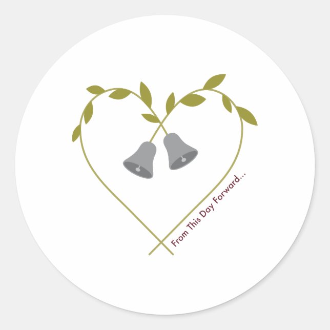 Framåt från denna dag runt klistermärke (Framsida)