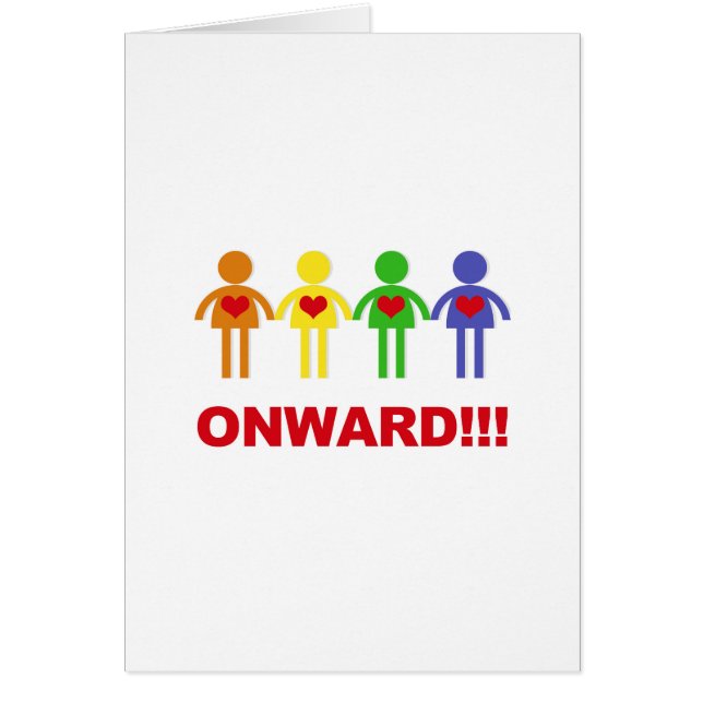 Framåt! Hälsningskort (Framsidan)