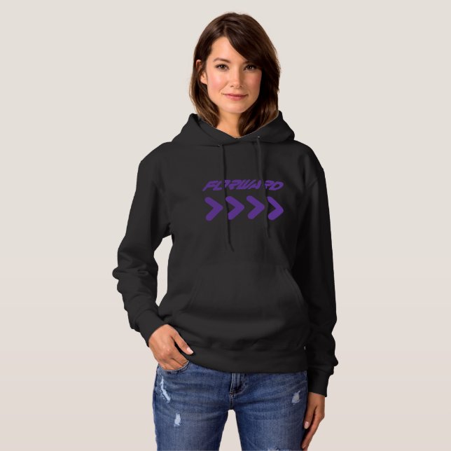 Framåt Hoodie T-shirt (Hel framsida)
