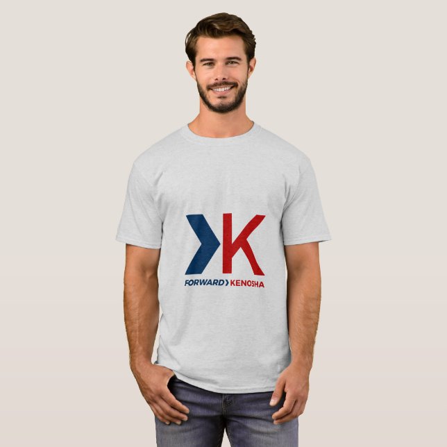 Framåt Kenosha manar skjorta T Shirt (Hel framsida)