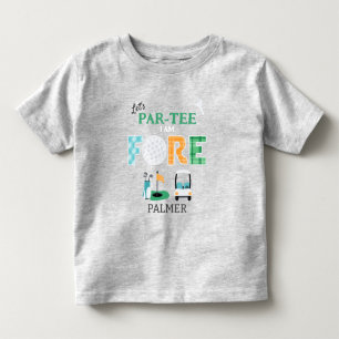 Framåt, Låt oss Golfing Golfing vid Par-tee 4e föd T Shirt