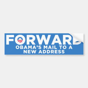 FRAMÅT Obama Bildekal