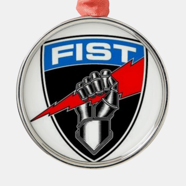 Framåt observatörprydnad julgransprydnad metall (Framsidan)