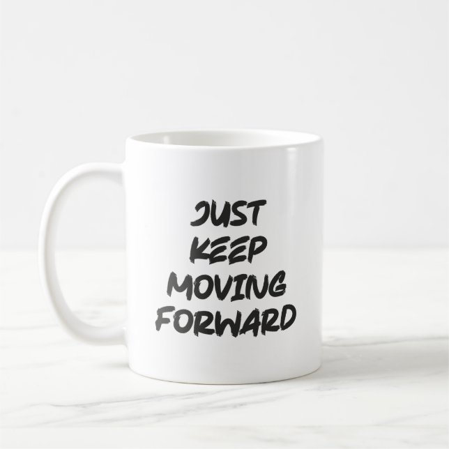 Framåtanda, Gym, Flit, Framgång Kaffemugg (Vänster)