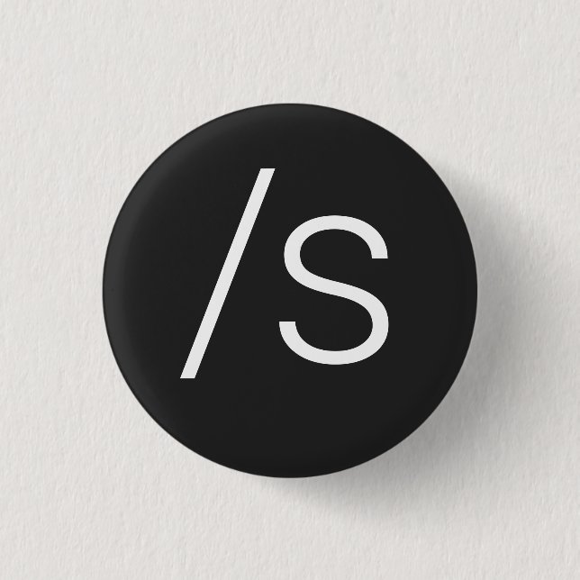 Framåtsnedstreck för Sarcasm-symbolen Knapp (Framsida)