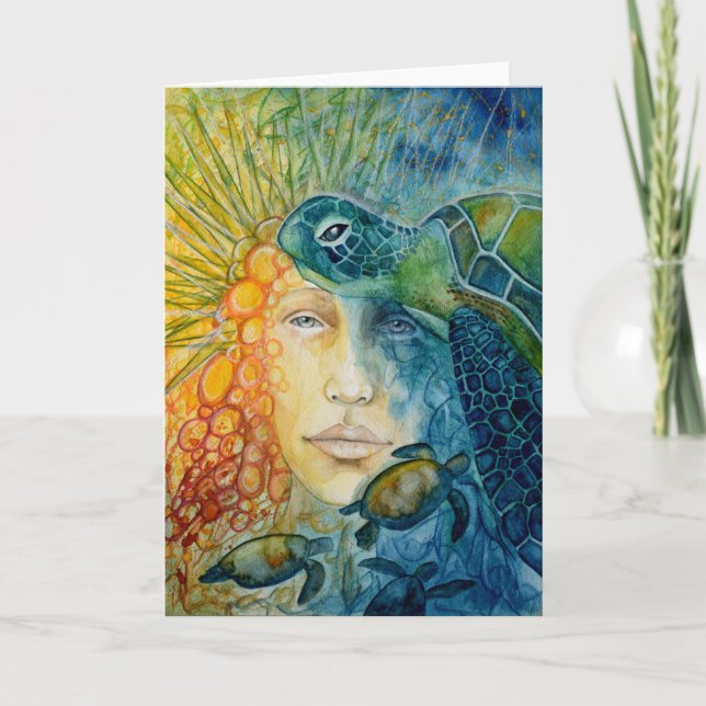 Frambordskort: Sea Urchin Queen Kort (Framsida)