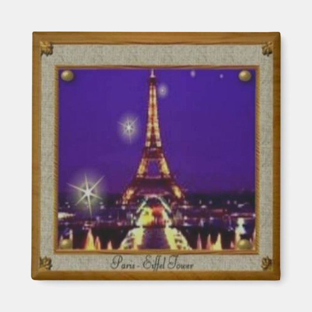 Framed Eiffel Torn Magnet (Framsidan)