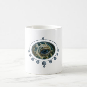 Framed Hawksbill Turtle Öga Kaffemugg