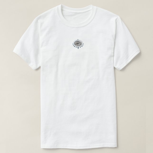 Framed Northern Grått Whale T Shirt (Design framsida)