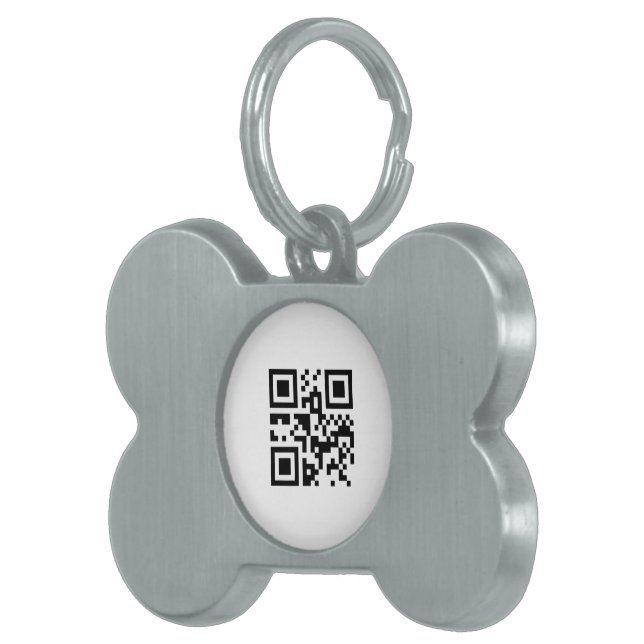 FRAMED PET TAG ID-bricka HUSDJUR (Högra Framsidan)