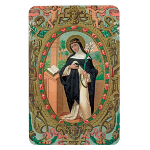 Framed Porträtt i St. Ro i Lima (K 48) Magnet