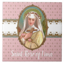 Framed Porträtt i St. Ro i Lima (M 024b)