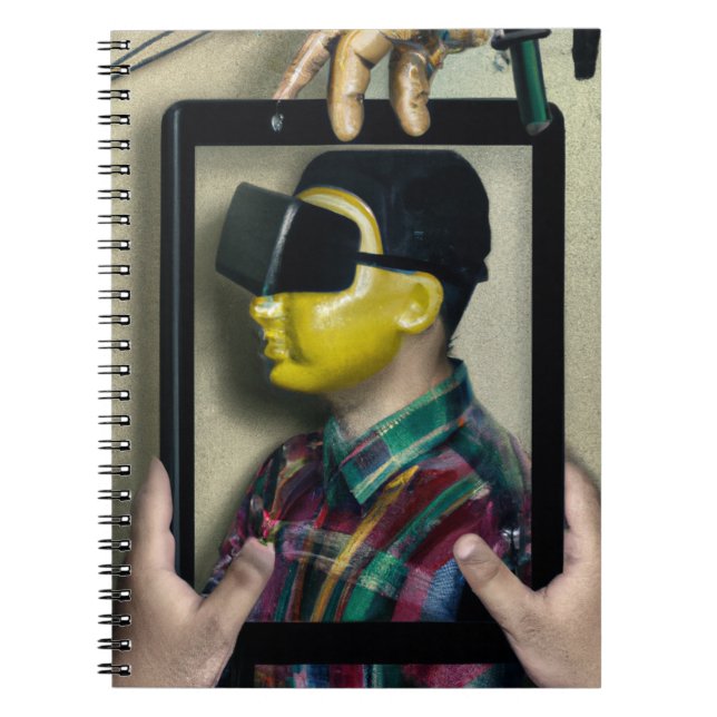 Framed Reality/Digital Art Journal Anteckningsbok (Framsidan)