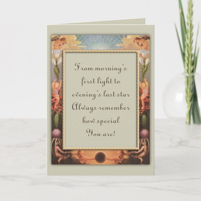 Framed Verse CC0196 Birthday Kort (Framsida)