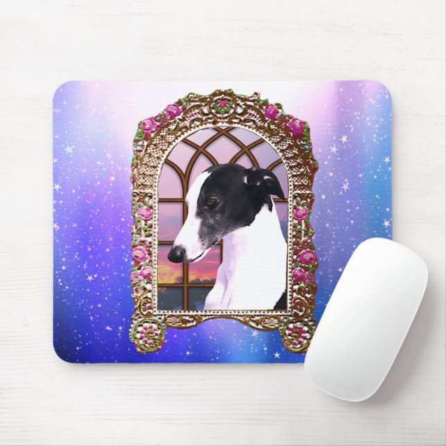 Framed Whippet Musmatta (Med mus)