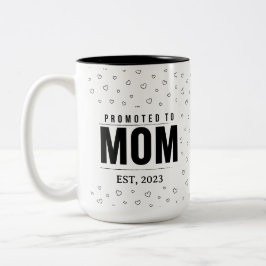 Framflyttad till Mamma EST 2025 Mugg Ny Mamma Pres