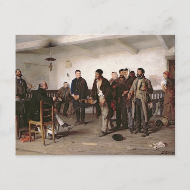 Framför magistraten vykort (Framsida)