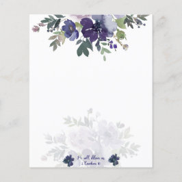 Framför oss akvarell blommig bakgrund