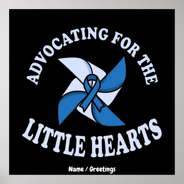 Framföra för Little Hearts Child Abuse Prevention Poster (Framsidan)