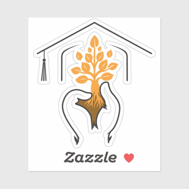 Framgång är en kraftfull slogan klistermärken (Ark)