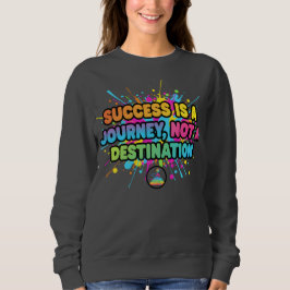 Framgång är en resa Motivationscitat Design T Shirt
