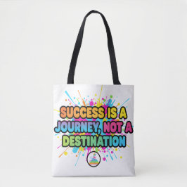 Framgång är en resa Motivationscitat Design Tygkasse