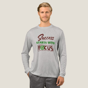 Framgång Börjar Med Fokus T Shirt