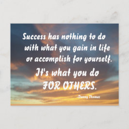 FRAMGÅNG-DANNY THOMAS VYKORT