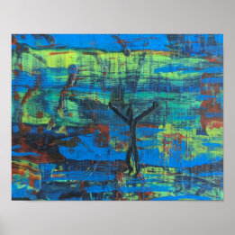 Framgång, eller "Hej! Jag är här borta!" Abstrakt Poster