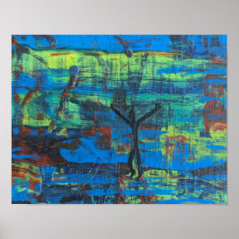 Framgång, eller "Hej! Jag är här borta!" Abstrakt Poster