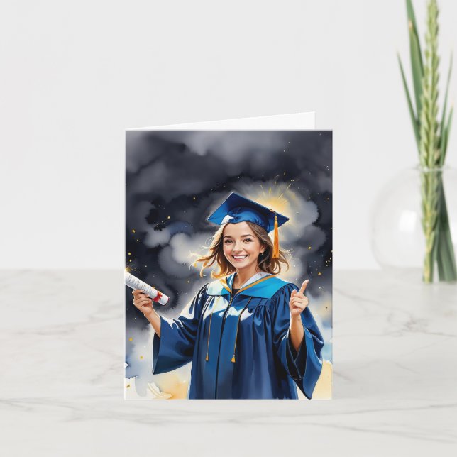 Framgång - en ljus framtid väntar kort (Framsida)