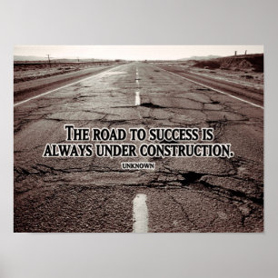 Framgång för inspirerande Poster
