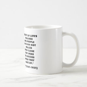 Framgång för Thomas Edison fel nästan gav sig u Kaffemugg