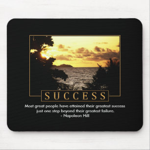 Framgång inspirera Mousepad Musmatta