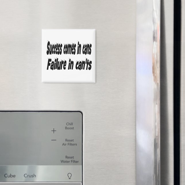 Framgång kan motivera offert magnet (In Situ (Fridge))